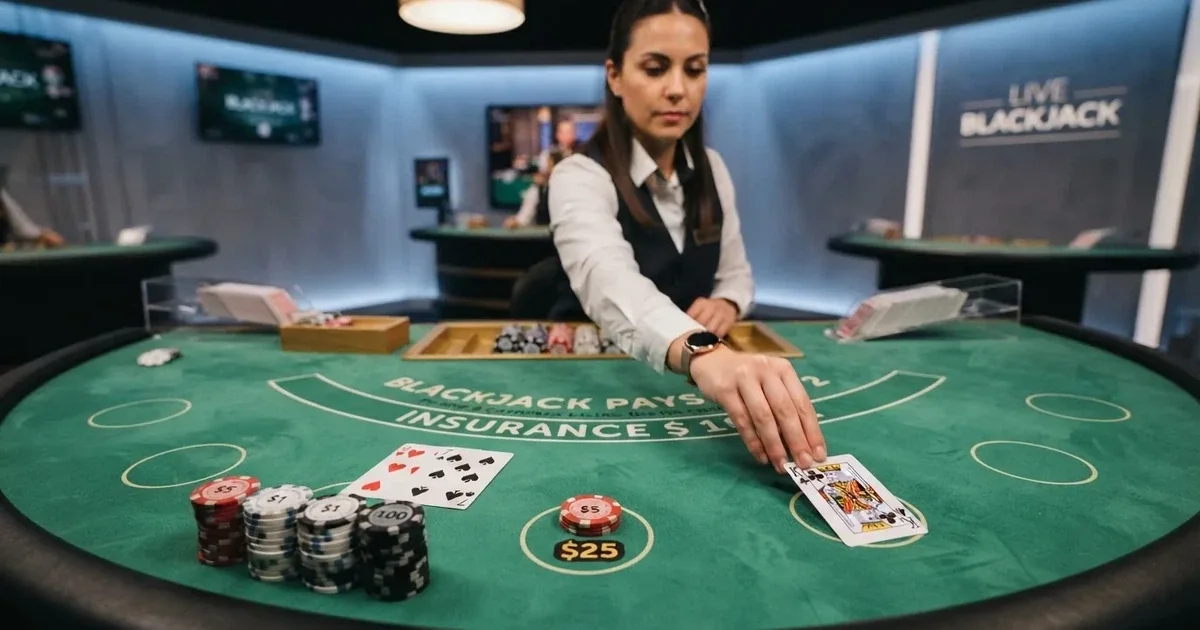Blackjack na żywo w Polsce – legalne kasyna, zasady, koszty gry